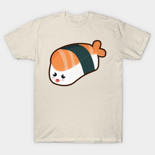 Kawaii Nigiri Salmon T-Shirt by KawaiiNir